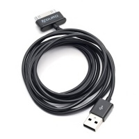 Aduro® Samsung Galaxy Tablet Extra Long USB Charge & Sync Data Cable (6.5 feet) USB to 30 Pin, Galaxy Tab 7, 8.9,10.1 Aduro® Samsung Galaxy Tablet Extra Long USB Charge & Sync Data Cable (6.5 feet) USB to 30 Pin, Galaxy Tab 7, 8.9,10.1