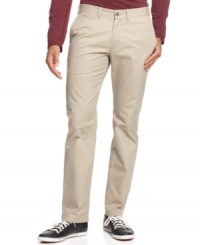 Color commentary. Saturate your style with the bold hue of these American Rag slim chinos. Color commentary. Saturate your style with the bold hue of these American Rag slim chinos.