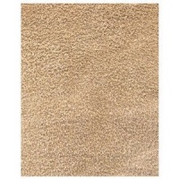 Anji Mountain Bamboo Chairmat & Rug Co. 3-Foot-by-5-Foot Silky Shag Rug, Beige Anji Mountain Bamboo Chairmat & Rug Co. 3-Foot-by-5-Foot Silky Shag Rug, Beige