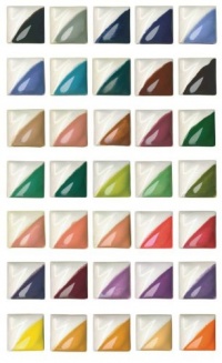 Amaco Majolica Gloss Decorating Colors - Set #3 - 12 Colors