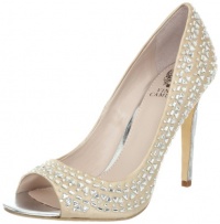 Vince Camuto Women's VC Lexis Peep-Toe Pump,Glaze/Silver Gleam,10 M US Vince Camuto Women's VC Lexis Peep-Toe Pump,Glaze/Silver Gleam,10 M US