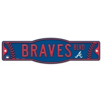 Atlanta Braves Official 4x17 Street Sign Atlanta Braves Official 4x17 Street Sign
