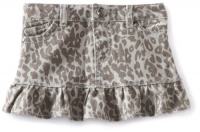 Baby Phat - Kids Girls 7-16 Leopard Print Twill Skirt, Gray, 10 Baby Phat - Kids Girls 7-16 Leopard Print Twill Skirt, Gray, 10