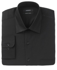 Always a solid choice, you could probably use a few new dress shirts like this twill version from Alfani. Always a solid choice, you could probably use a few new dress shirts like this twill version from Alfani.