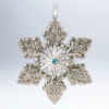 Hallmark 2012 Stamped Starlight Snowflake Ornament