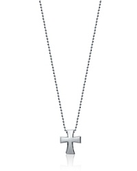 Have a little faith: this sterling silver necklace from Alex Woo is accented by a delicate pendant designed to embody hope and courage. Have a little faith: this sterling silver necklace from Alex Woo is accented by a delicate pendant designed to embody hope and courage.