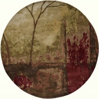 Area Rug 8x8 Round Contemporary Foliage Color - Momeni Impressions Rug from RugPal Area Rug 8x8 Round Contemporary Foliage Color - Momeni Impressions Rug from RugPal