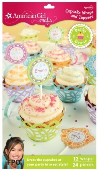 American Girl Crafts Cupcake Wraps And Picks American Girl Crafts Cupcake Wraps And Picks