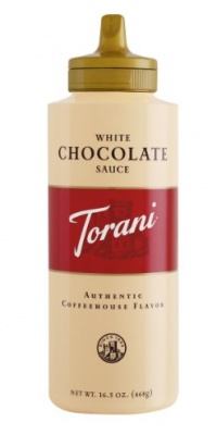 Torani White Chocolate Sauce, 16.5-Ounce Bottles (Pack of 6) Torani White Chocolate Sauce, 16.5-Ounce Bottles (Pack of 6)