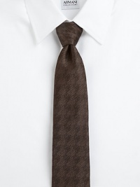 Expertly crafted in Italian silk and finished in a handsome houndstooth pattern.About 3 wideSilkDry cleanMade in Italy Expertly crafted in Italian silk and finished in a handsome houndstooth pattern.About 3 wideSilkDry cleanMade in Italy