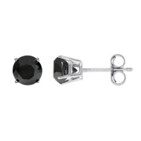 1/4 CT Black Diamond Stud Earrings 14k Gold 1/4 CT Black Diamond Stud Earrings 14k Gold