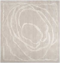 Area Rug 8x8 Square Contemporary Beige Color - Surya Studio Rug from RugPal Area Rug 8x8 Square Contemporary Beige Color - Surya Studio Rug from RugPal