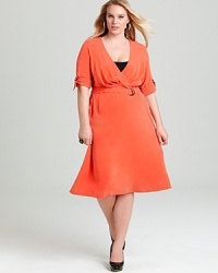 Lafayette 148 New York Plus Size Matilda Sandwash Silk Dress