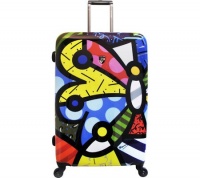 Britto Collection by Heys Butterfly 30 Spinner TSA Locks,Multicolored Britto Collection by Heys Butterfly 30 Spinner TSA Locks,Multicolored