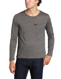 Calvin Klein Sportswear Men's Ultra Slim Fit Long Sleeve Crew Neck With Zip Pocket Calvin Klein Sportswear Men's Ultra Slim Fit Long Sleeve Crew Neck With Zip Pocket
