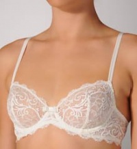Simone Perele Celeste Demi Plunge Underwire Bra, 32B, Ivory Simone Perele Celeste Demi Plunge Underwire Bra, 32B, Ivory