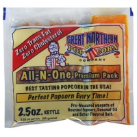 Great Northern 4099 GAP 2.5 OZ POPCORN Case (24) of Two and a Half Ounce Portion Packs