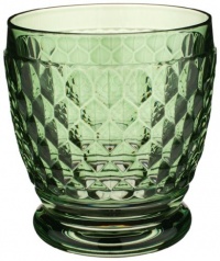 Villeroy & Boch Boston Green Crystal Double Old-Fashioned, Glass Villeroy & Boch Boston Green Crystal Double Old-Fashioned, Glass