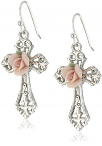 The Vatican Library Collection Rose Cross Earrings The Vatican Library Collection Rose Cross Earrings