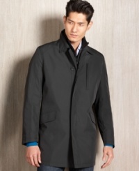 As versatile as you are. Remove the lining on this 3-in-1 Trend raincoat from Sanyo for lightweight protection from the rain, or simply accent your casual style with the vest. As versatile as you are. Remove the lining on this 3-in-1 Trend raincoat from Sanyo for lightweight protection from the rain, or simply accent your casual style with the vest.