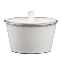 Monique Lhuillier for Royal Doulton Dentelle 12-Ounce Covered Sugar Bowl Monique Lhuillier for Royal Doulton Dentelle 12-Ounce Covered Sugar Bowl