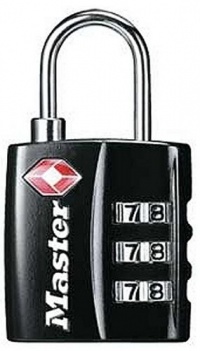 Master Lock 4680DBLK TSA-Accepted Set-Your-Own Combination Lock, Black Master Lock 4680DBLK TSA-Accepted Set-Your-Own Combination Lock, Black