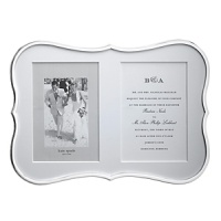 Classic and elegant, this double frame is perfect for displaying photos or mementos with style and grace. Classic and elegant, this double frame is perfect for displaying photos or mementos with style and grace.