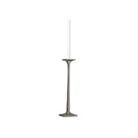 Organically molded under fire, this handmade candlestick exudes metal artistry with a New York edge. Organically molded under fire, this handmade candlestick exudes metal artistry with a New York edge.