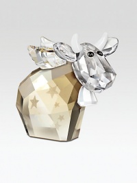 Mo collectors will adore this year's limited edition figure, a charming, glowing angel in Crystal Golden Shadow, complete with wings, a bell and laser-engraved stars.CrystalAbout 1.75H X 1.1WMade in Austria Mo collectors will adore this year's limited edition figure, a charming, glowing angel in Crystal Golden Shadow, complete with wings, a bell and laser-engraved stars.CrystalAbout 1.75H X 1.1WMade in Austria