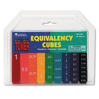 Learning Resources LER2509 Learning Resources Fraction Tower Activity Set, 51 Cubes, Grades 1-6 Learning Resources LER2509 Learning Resources Fraction Tower Activity Set, 51 Cubes, Grades 1-6