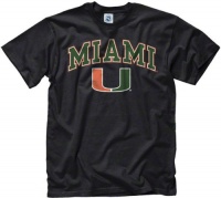 Miami Hurricanes Black Perennial II T-Shirt Miami Hurricanes Black Perennial II T-Shirt