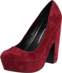 Dolce Vita Women's Bryann Platform Pump,Burgundy Suede,8 M US Dolce Vita Women's Bryann Platform Pump,Burgundy Suede,8 M US