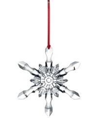 Baccarat captures the intricacies of a snowflake in this stunning crystal ornament, a timeless gift to be cherished every holiday season. Baccarat captures the intricacies of a snowflake in this stunning crystal ornament, a timeless gift to be cherished every holiday season.