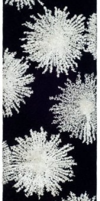 Area Rug 2x6 Runner Contemporary Black - White Color - Safavieh Soho Rug from RugPal Area Rug 2x6 Runner Contemporary Black - White Color - Safavieh Soho Rug from RugPal