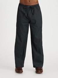 Lightweight loungewear with style to spare in loose-fitting cotton. Drawstring waist Side slash pockets Cotton Machine wash Imported Lightweight loungewear with style to spare in loose-fitting cotton. Drawstring waist Side slash pockets Cotton Machine wash Imported