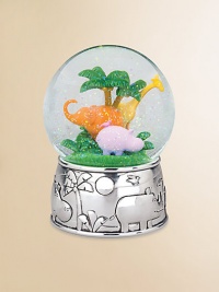 From the Jungle Parade collection, this lovely keepsake is perfect for the little explorer who's fascinated with the wild creatures found in the jungles and rainforests. Featuring a wonderful jungle image of a giraffe, elephant and hippo, all on a silverplate base of animals on parade, this whimsical piece is sure to be treasured for years to come.Elegantly gift boxedSilverplate6.25H X 4.25WImported From the Jungle Parade collection, this lovely keepsake is perfect for the little explorer who's fascinated with the wild creatures found in the jungles and rainforests. Featuring a wonderful jungle image of a giraffe, elephant and hippo, all on a silverplate base of animals on parade, this whimsical piece is sure to be treasured for years to come.Elegantly gift boxedSilverplate6.25H X 4.25WImported