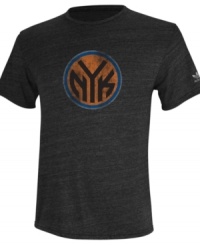 Show the NY Knicks you support them in this tee by adidas. Show the NY Knicks you support them in this tee by adidas.