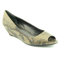 ALFANI Cammi Wedges Shoes Brown Womens ALFANI Cammi Wedges Shoes Brown Womens