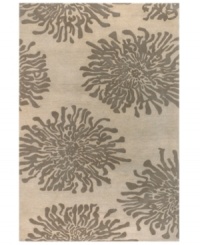 Funky fusion. Combining classic and contemporary design techniques, the Surya Bombay area rug is hand-tufted in India from the finest New Zealand wool, providing a truly soft and uniquely textural experience. Funky fusion. Combining classic and contemporary design techniques, the Surya Bombay area rug is hand-tufted in India from the finest New Zealand wool, providing a truly soft and uniquely textural experience.