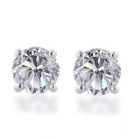 14k Gold, Round, Diamond Stud Earrings (1/3 cttw, I-J Color, I1-I2 Clarity) 14k Gold, Round, Diamond Stud Earrings (1/3 cttw, I-J Color, I1-I2 Clarity)
