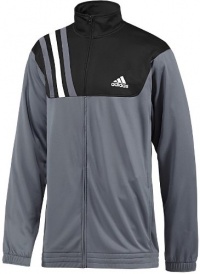 Adidas Men's Fat Stripes Basketball Track Jacket - Black Adidas Men's Fat Stripes Basketball Track Jacket - Black