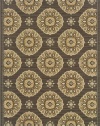 Sphinx by Oriental Weavers 5863N Bali Round Outdoor/Indoor Area Rug, 7-Feet 10-Inch