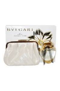 Bvlgari Mon Jasmin Noir for Women Gift Set (Eau De Parfum Spray, Beauty Purse)