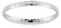 Sterling Silver Hammered Textured Bangle with Closure Bracelet Sterling Silver Hammered Textured Bangle with Closure Bracelet
