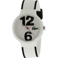 Lacoste Goa White Dial Polyurethane Strap Unisex Watch 2010542 Lacoste Goa White Dial Polyurethane Strap Unisex Watch 2010542