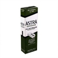 100 Astra Superior Premium Platinum Double Edge Safety Razor Blades 100 Astra Superior Premium Platinum Double Edge Safety Razor Blades