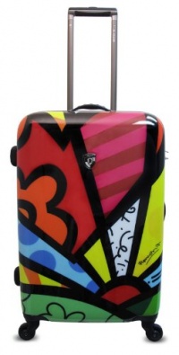 Heys USA Luggage Britto New Day 26 Inch Hard Side Suitcase Heys USA Luggage Britto New Day 26 Inch Hard Side Suitcase