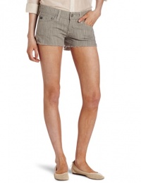 AG Adriano Goldschmied Women's Daisy Short, Off White/Brown Stripe, 31 AG Adriano Goldschmied Women's Daisy Short, Off White/Brown Stripe, 31