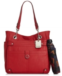 Pack it in with this take-anywhere tote from Tyler Rodan that stows everything you need for work, weekends--whatever. Outfitted with sturdy straps, plenty of compartments and secure zip-top closure, it includes a padded pocket just for your tablet. Pack it in with this take-anywhere tote from Tyler Rodan that stows everything you need for work, weekends--whatever. Outfitted with sturdy straps, plenty of compartments and secure zip-top closure, it includes a padded pocket just for your tablet.
