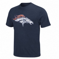 NFL Men's Denver Broncos Vintage Logo III Adult Short Sleeve Basic Tee NFL Men's Denver Broncos Vintage Logo III Adult Short Sleeve Basic Tee